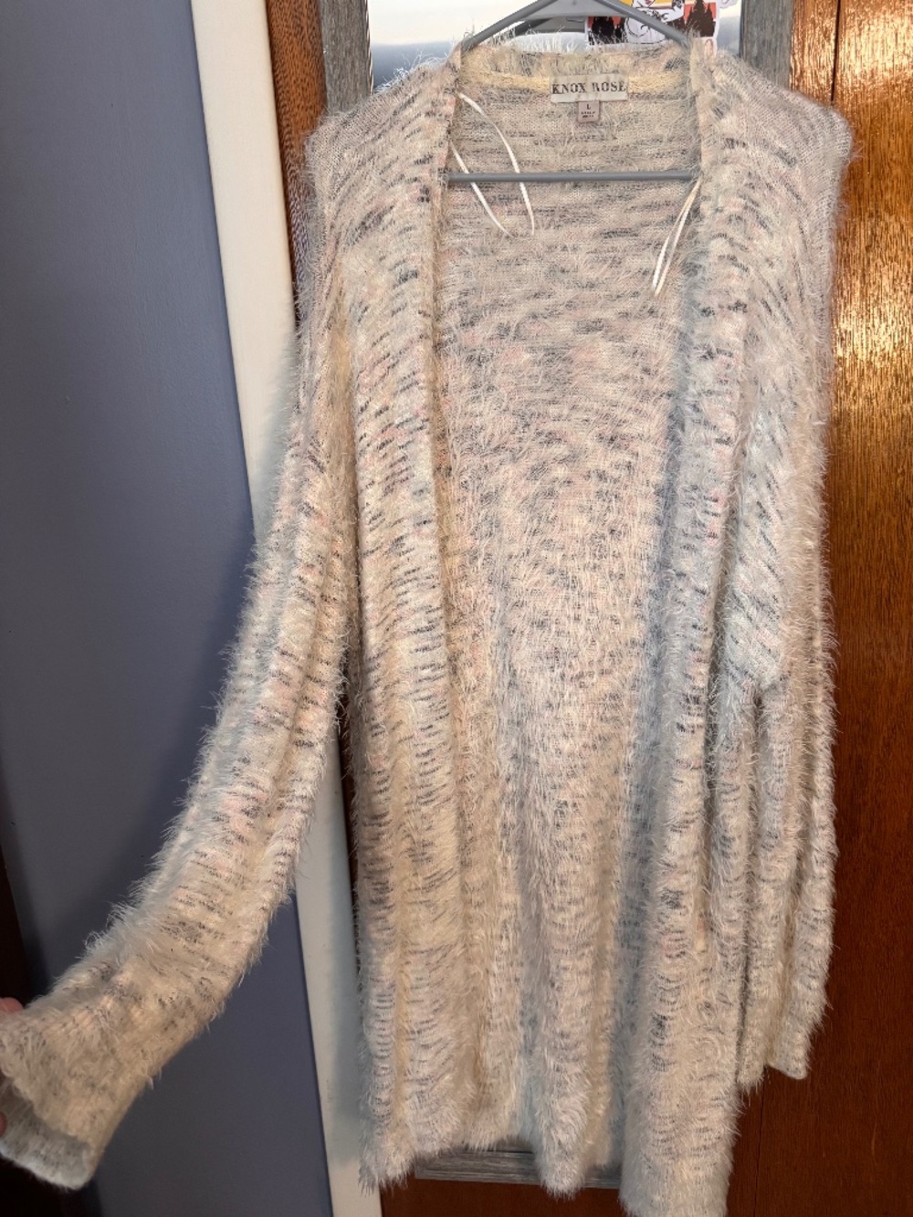 Furry long duster